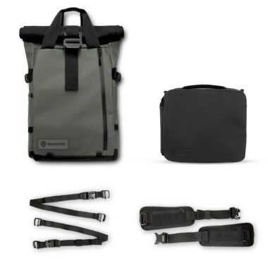 Mochila Wandrd PRVKE 21 verde con cube Essential PK21-GN-PB-3