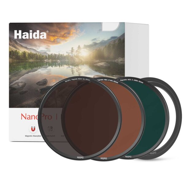 Kit magnético 82mmx3 Haida NanoPro ND de 3, 6, 10 pasos - Imagen 2