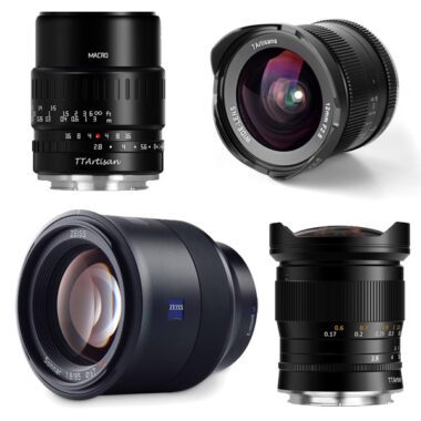 Objetivos Zeiss, 7Artisans y TTartisans