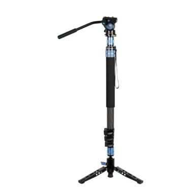 Monopié para video Sirui P-424FS+VA5 de carbono 168cm