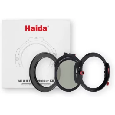Portafiltros Haida M10-II con arandela de 82mm y filtro CPL