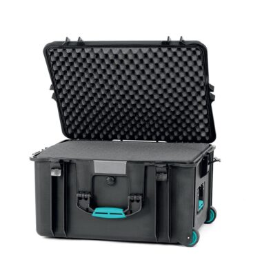 Maleta HPRC2600W ruedas y second skin negro/blue bassano