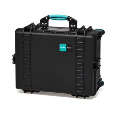 Maleta HPRC2600W vacía con ruedas color negro/blue bassano