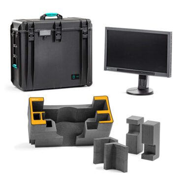 Maleta HPRC4800W con ruedas y espuma negra para Eizo