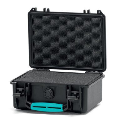 Maleta HPRC 2100 color negro/blue bassano con espuma