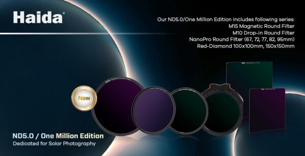 Haida M15 Magnetic Nano-coating ND5.0 (128.000x) Filter - Imagen 2