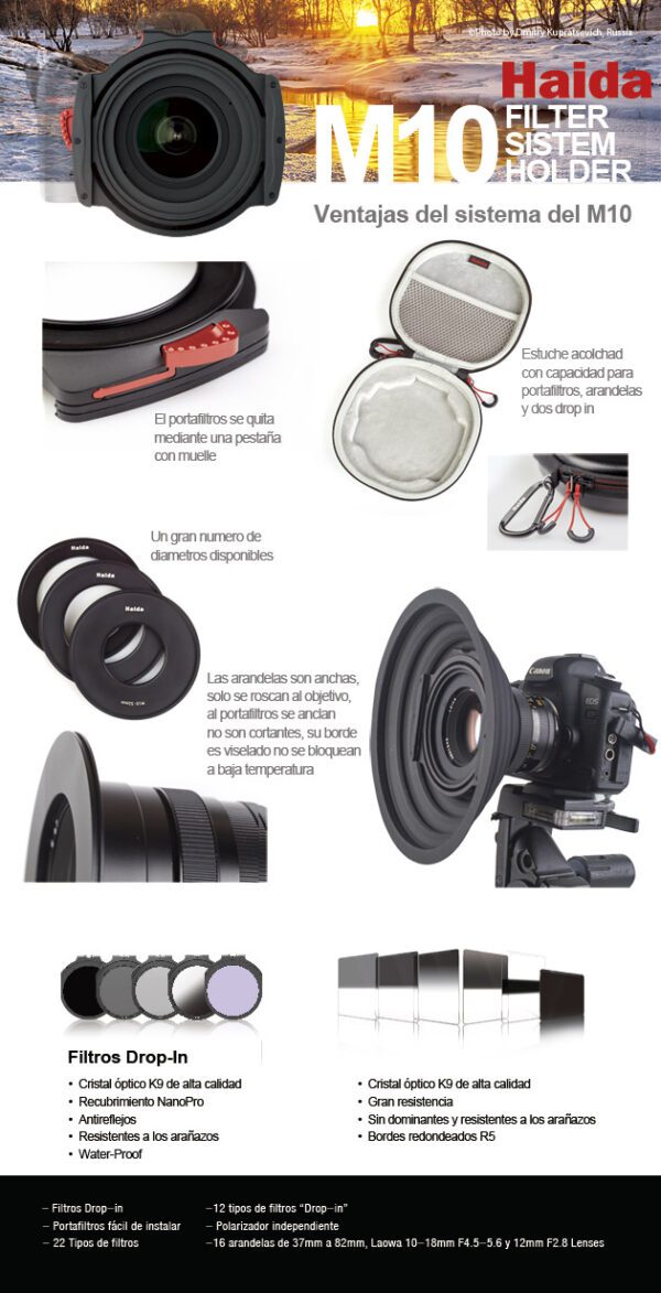 Haida M10 Drop-in Nano-coating IR720 Filter - Imagen 2