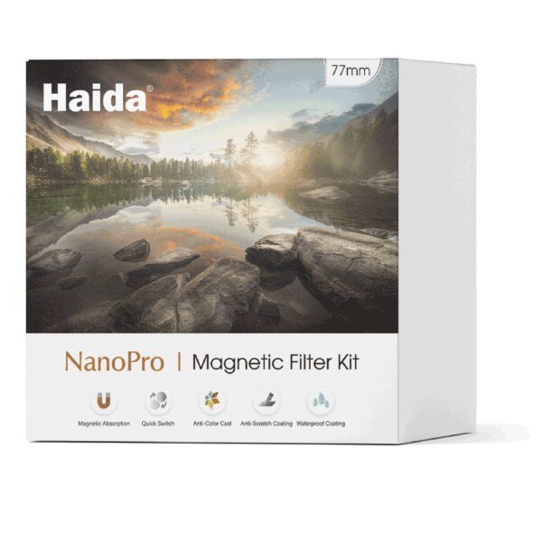 Kit magnético 77mmx3 Haida NanoPro CPL, ND de 6 pasos y GND 0.9 - Imagen 2