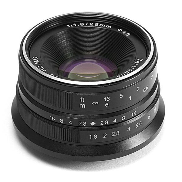 7Artisans 25mm F1.8 para montura M43