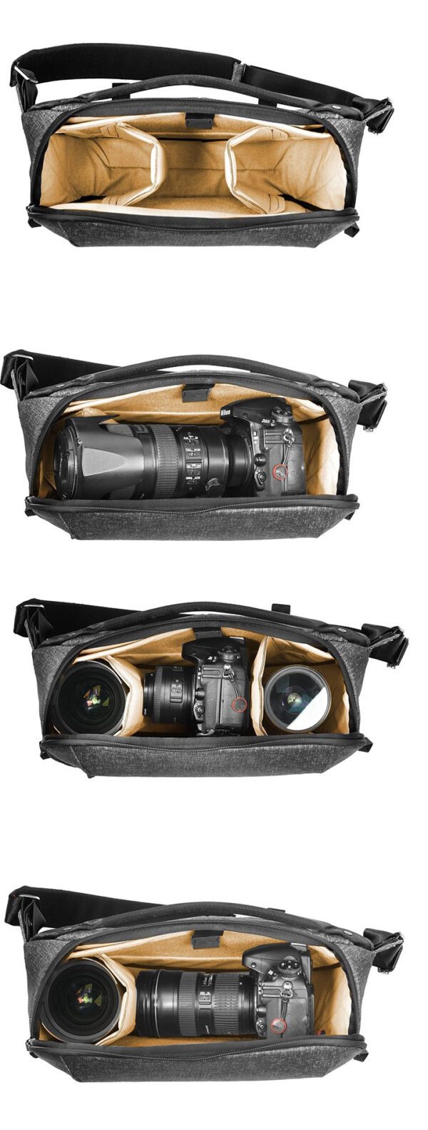 Bolsa Everyday Sling V1 de Peak Design 10 L (ceniza) - Imagen 6