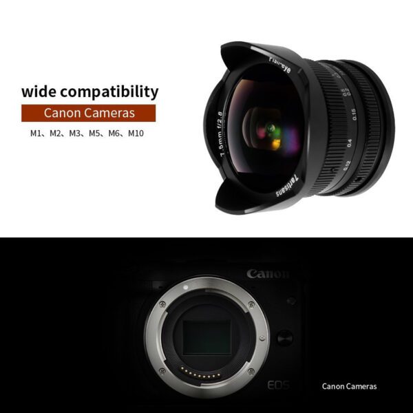 7 Artisans 7.5mm F2.8 EOS-M Mount - Imagen 2
