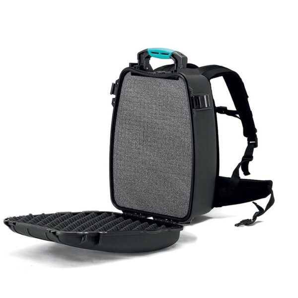 Mochila rígida HPRC3500 negro/blue bassano con espuma - Imagen 2