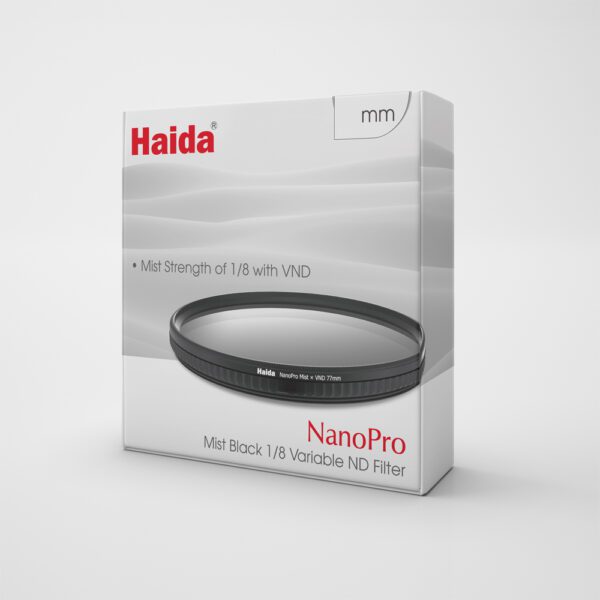 Haida NanoPro Mist Black 1/8 VND Filter 72 mm - Imagen 3