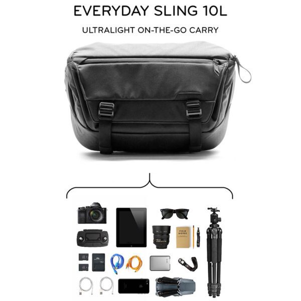 Bolsa Everyday Sling V1 de Peak Design 10 L (negro) - Imagen 5