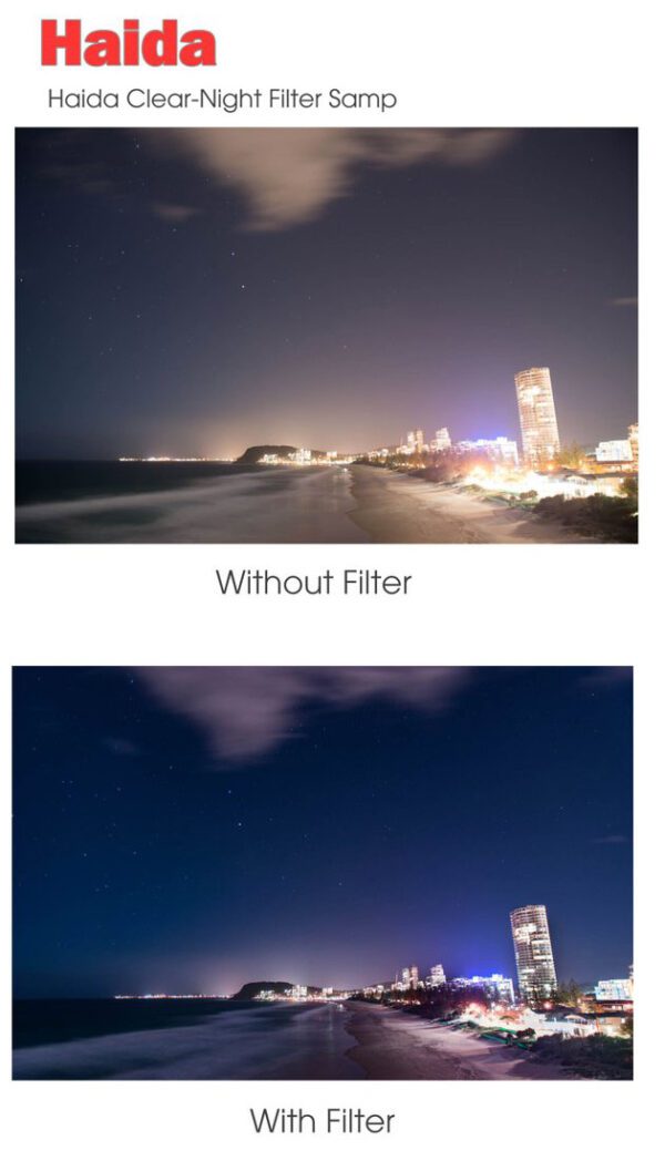 Haida NanoPro MC Clear-Night Filter 77 mm - Imagen 4