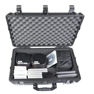 Maleta demo Haida para talleres de fotografia en una maleta 1555 con organizador