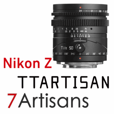 7ARTISANS Y TTARTISAN PARA MONTURA NIKON Z