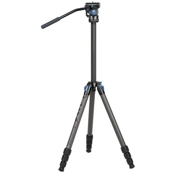 Trípode de fibra de carbono SIRUI Superb Travler ST-124 con VA-5 - Imagen 2