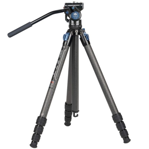 Trípode de fibra de carbono SIRUI Superb Travler ST-124 con VA-5 - Imagen 3