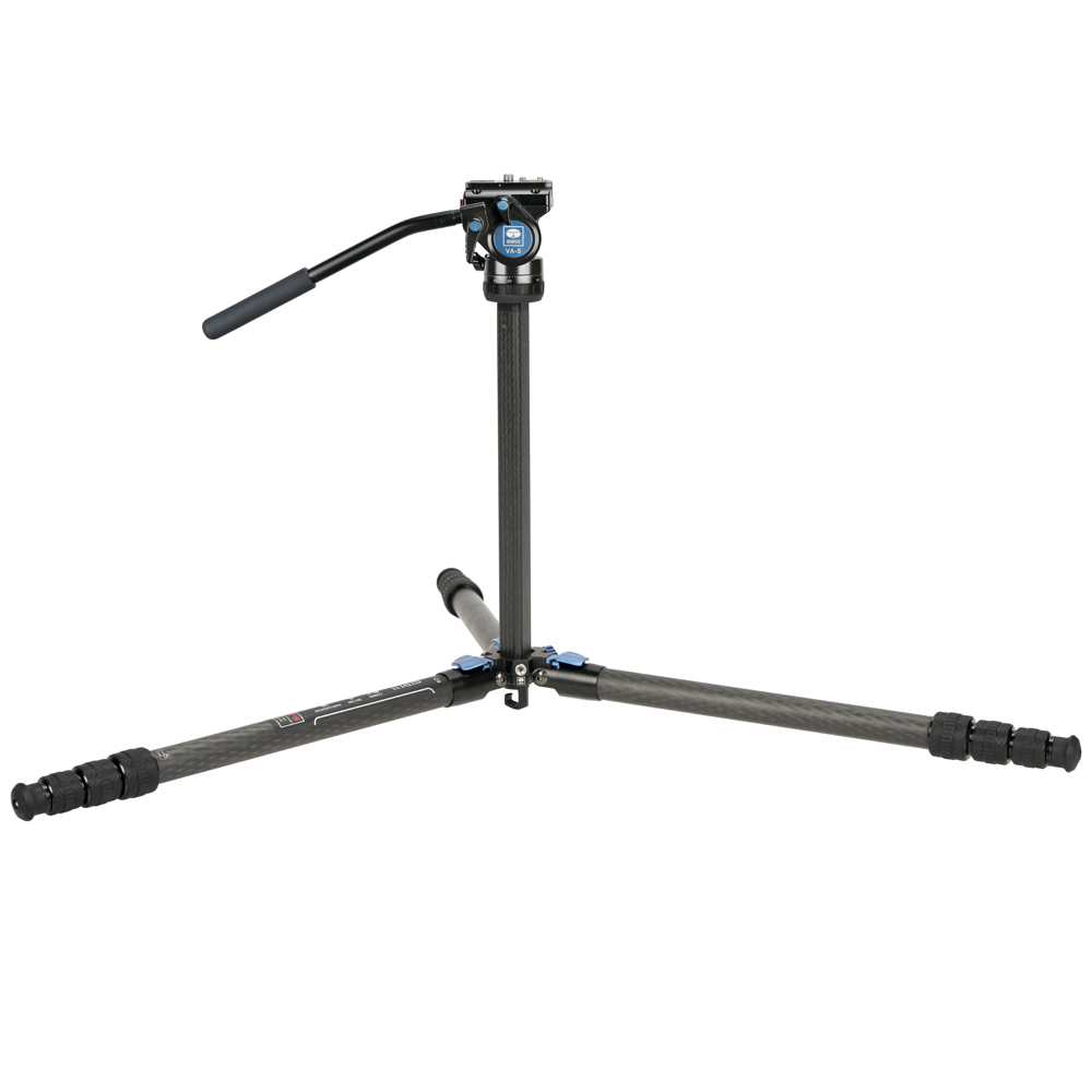Trípode de fibra de carbono SIRUI Superb Travler ST-124 con VA-5 - Imagen 5