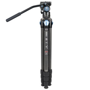 Trípode de fibra de carbono SIRUI Superb Travler ST-124 con VA-5