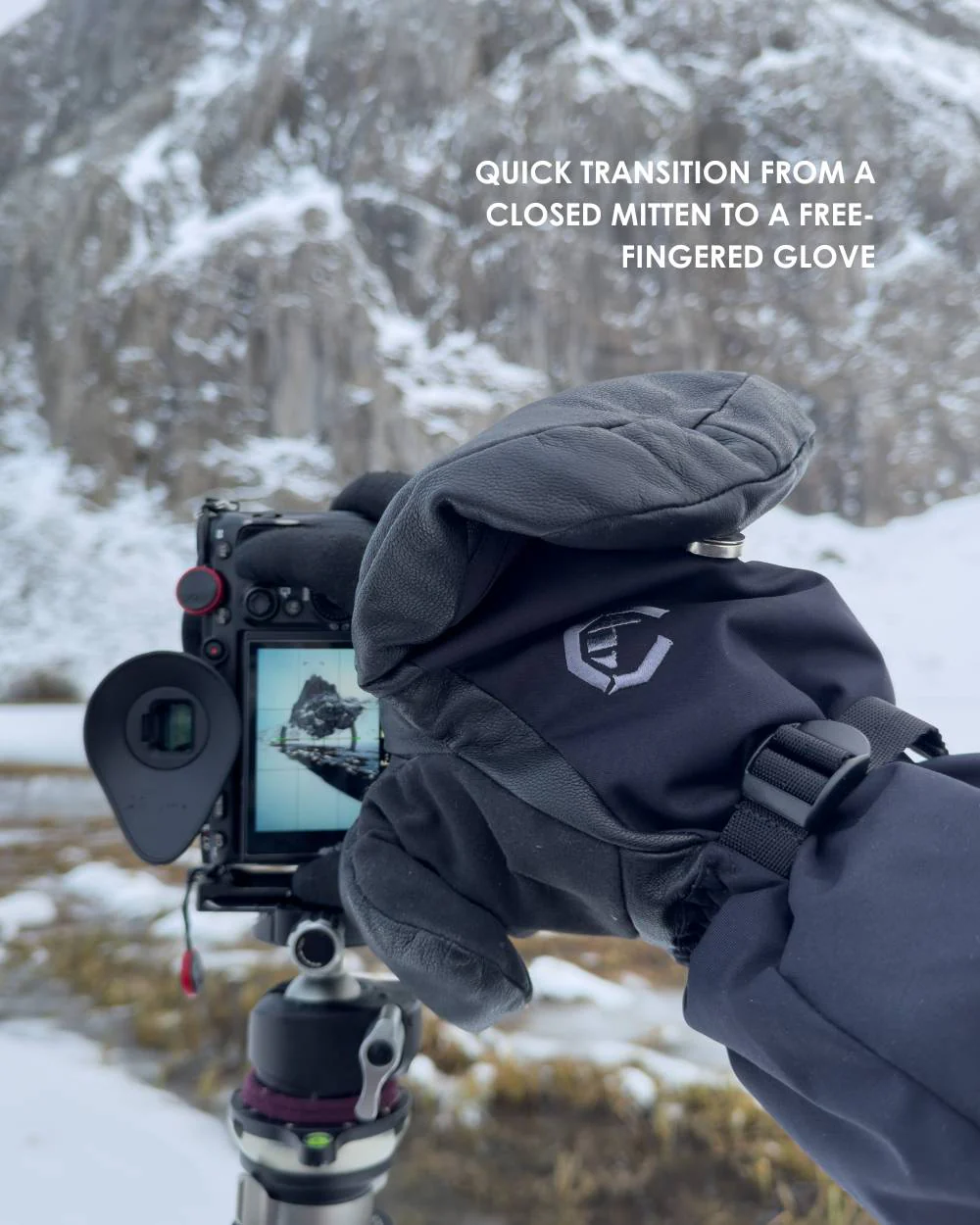 Guantes para fotógrafo VALLERRET Alta Arctic Mitt - Talla XL - Imagen 2