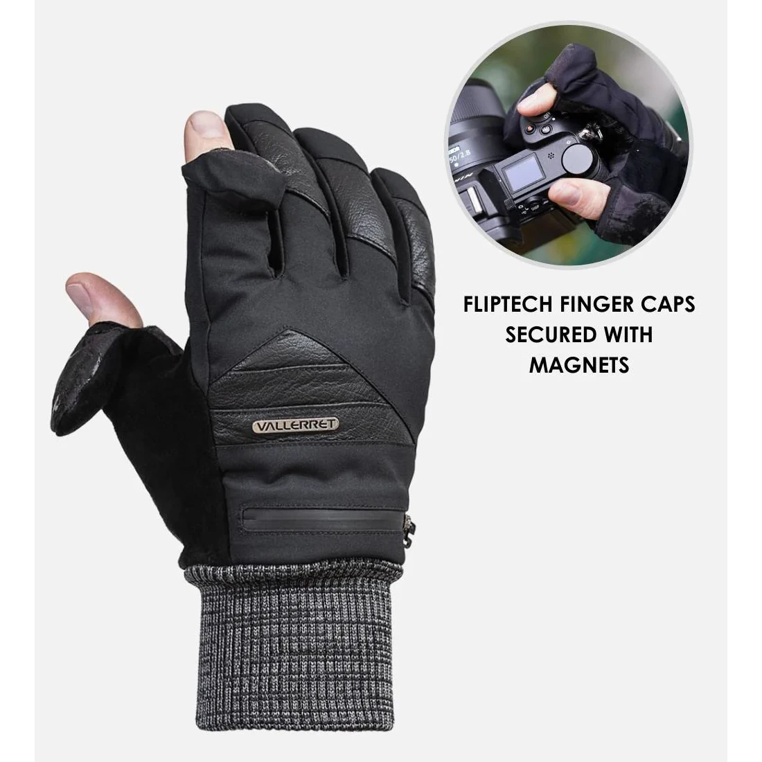 Guantes para fotógrafo VALLERRET Markhof V3 - Talla XL - Imagen 2