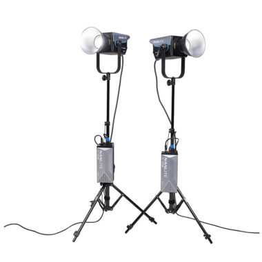 Kit 2 Focos Nanlite FC-500B con maleta trolley