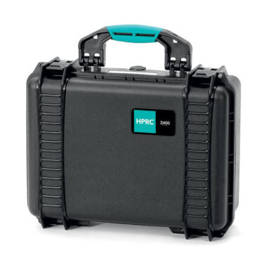 Maleta HPRC 2400 color negro y Blue Bassano vacia
