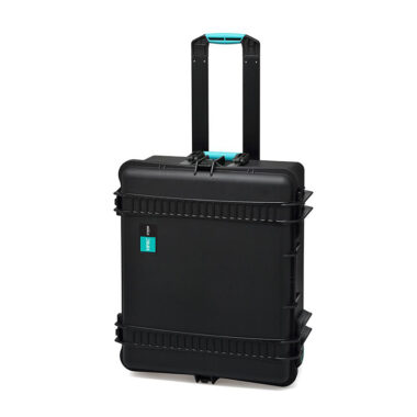 Maleta HPRC2700W vacía con ruedas, color negro