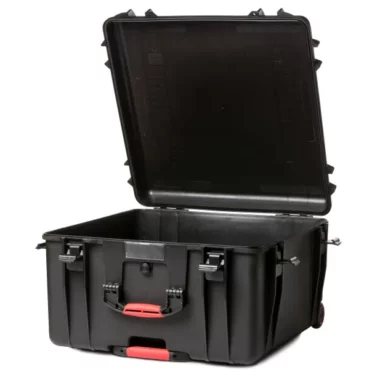 Maleta trolley HPRC4600W color negro y rojo vacia y ruedas